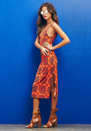 Back Ruffle Dress in Whisper White