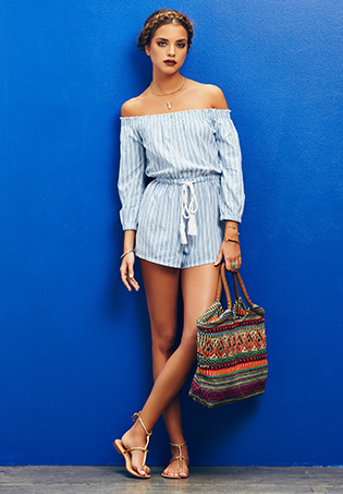 Back Ruffle Dress in Whisper White