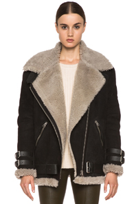 Acne Studios Velocite Lambskin Jacket in Brown