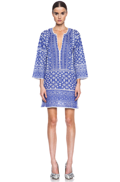 Isabel Marant Etoile|Bloom Knit Dress in Blue [1]