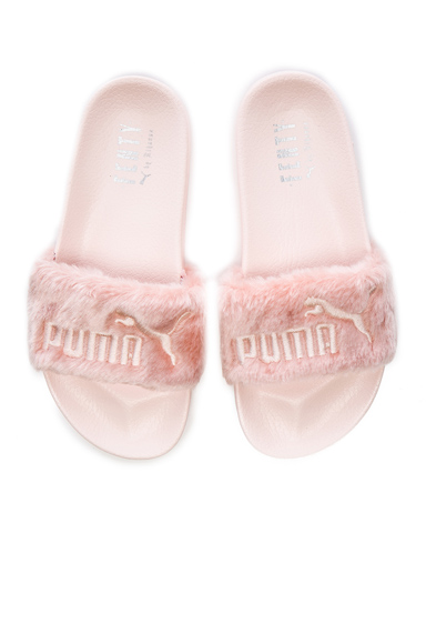 Leadcat Faux Fur Slide Sandals