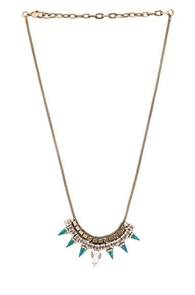 LIONETTE BY NOA SADE | Pangea Necklace in Clear & Green