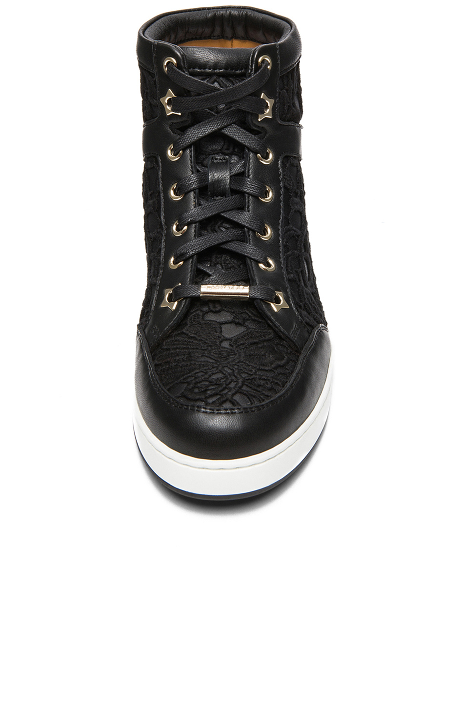 jimmy choo black trainers womens
