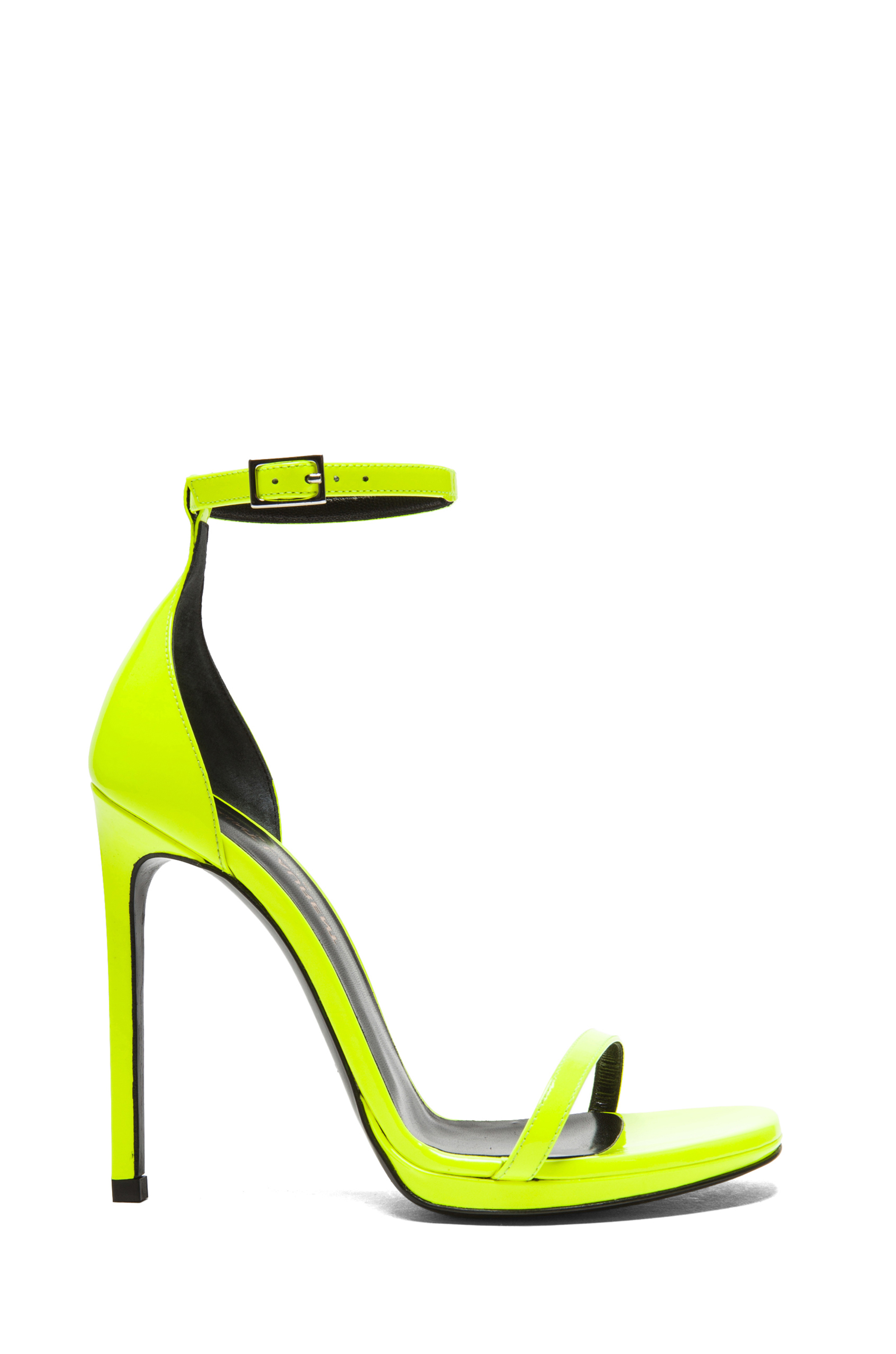 saint laurent neon heels
