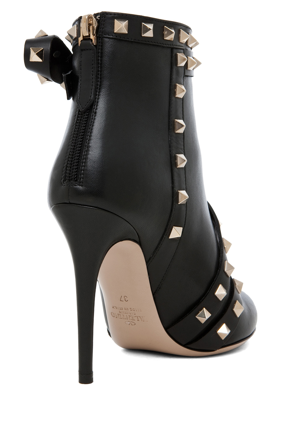 valentino rock stud bootie