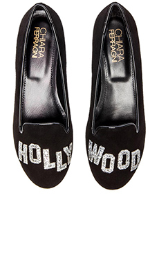 Chiara Ferragni Hollywood Flat in Black