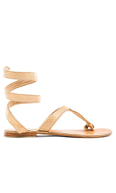 BY COCOBELLE SNAKE WRAP SANDAL