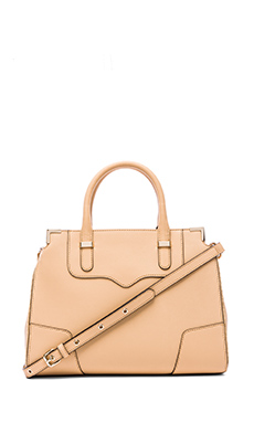 Rebecca Minkoff Amorous Satchel in Biscuit