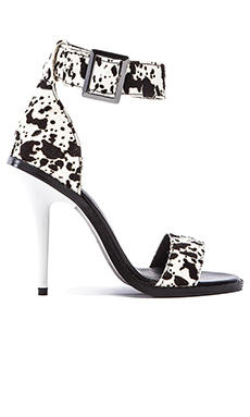 Sol Sana Sanders Calf Hair Heel in Animal