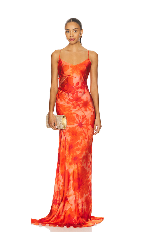 ROBE DE SOIRÉE NUISETTE AVEC FRONCES en . Taille 0. Also en 2, 4, 6, 8 - Alejandra Alonso Rojas - Modalova