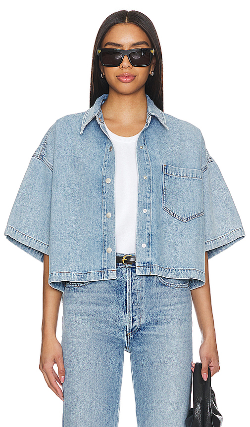 CHEMISE BOX RONA en -. Taille M. Also en XL - AGOLDE - Modalova
