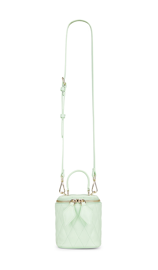 AKNVAS x REVOLVE Luca Mini Quilted Bag in Green.