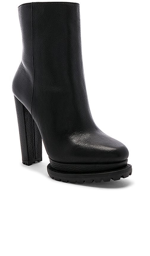 Alice + Olivia Holden Fur Booties in Black