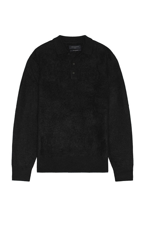 Abel Long Sleeve Polo en . Taille L. Also en M, XL/1X - ALLSAINTS - Modalova