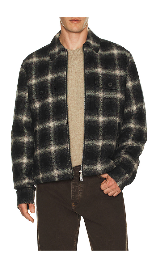 ALLSAINTS Bayo Sherpa Jacket in Black. Size M. Also in XL/1X.