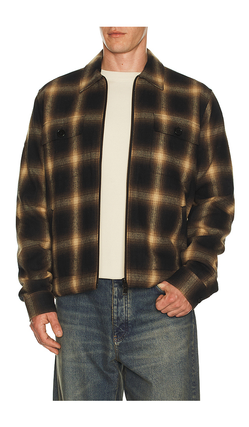 ALLSAINTS Mathers Jacket in Brown. Size S. Also in M, L, XL/1X.
