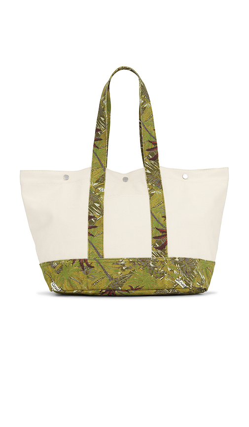 ALLSAINTS Jett Beach Tote Bag in Cream.