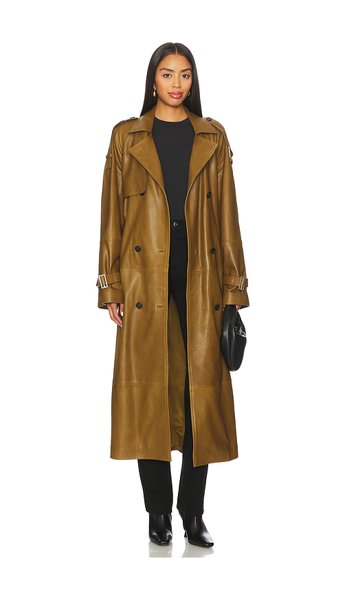 ALLSAINTS Reed Mac in Brown. Size S. Also in M.