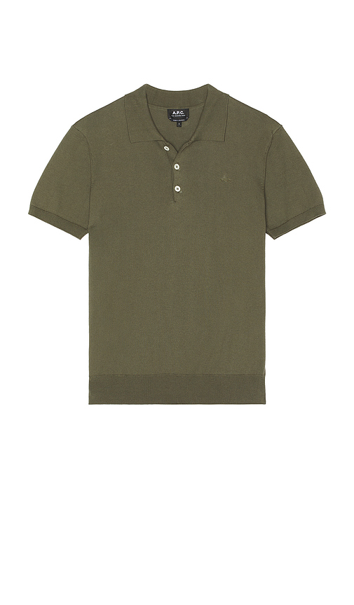 Polo gregory en color verde oliva talla M (también en XL/1X) - A.P.C. - Modalova