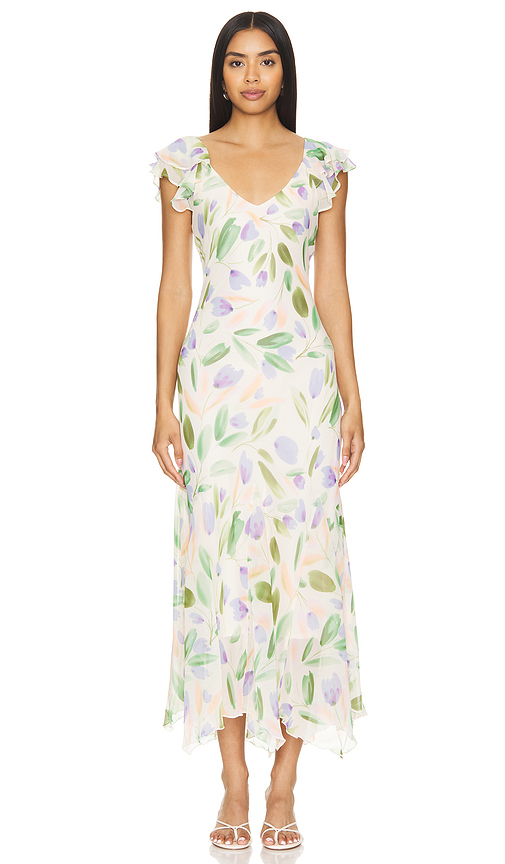 ROBE MI-LONGUE WISTERIA en . Taille S. Also en - ASTR the Label - Modalova