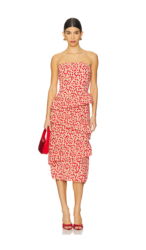 Asym Tiered Ruffle Dress en . Taille L. Also en M, S, XS - ASTR the Label - Modalova