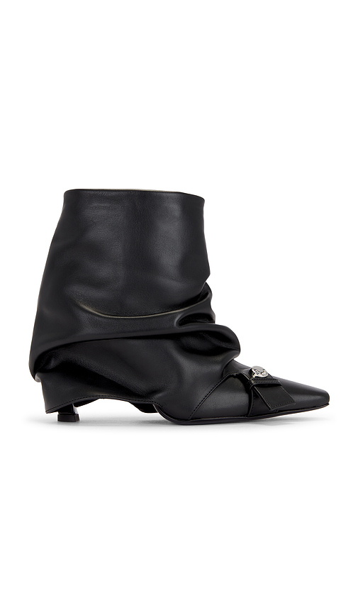 THE ATTICO Juno 95mm Ankle Boot in Black. Size 36. Also in 37, 37.5, 38, 39, 40, 41.