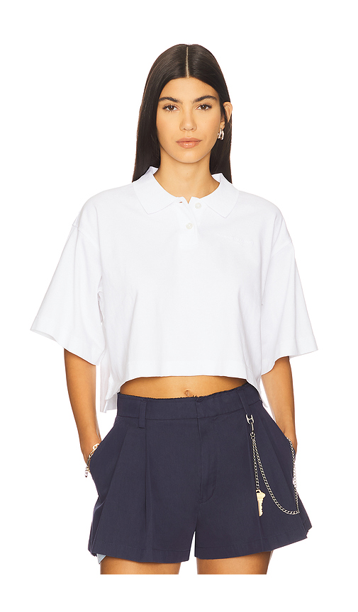 Cropped Polo T-shirt en . Taille L. Also en M, S, XL, XS - Alexander Wang - Modalova
