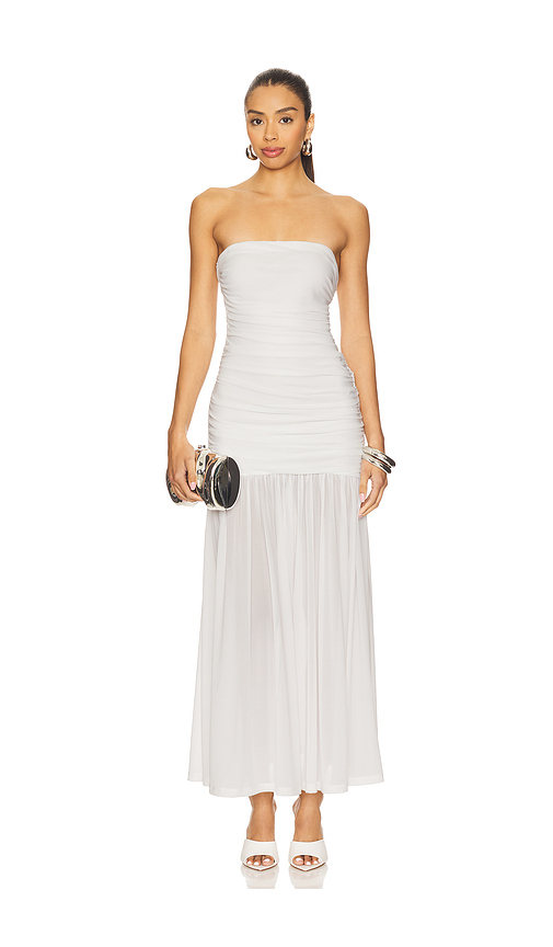 ROBE MAXI EN MESH SOLANA en . Taille 4. Also en 2, 8, 10, 12 - Bardot - Modalova