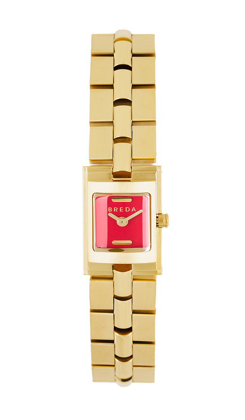 Breda Relic Watch in Red.