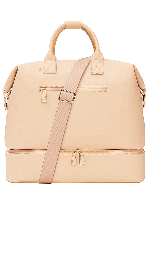 BEIS The Premium Weekend Bag in Beige.