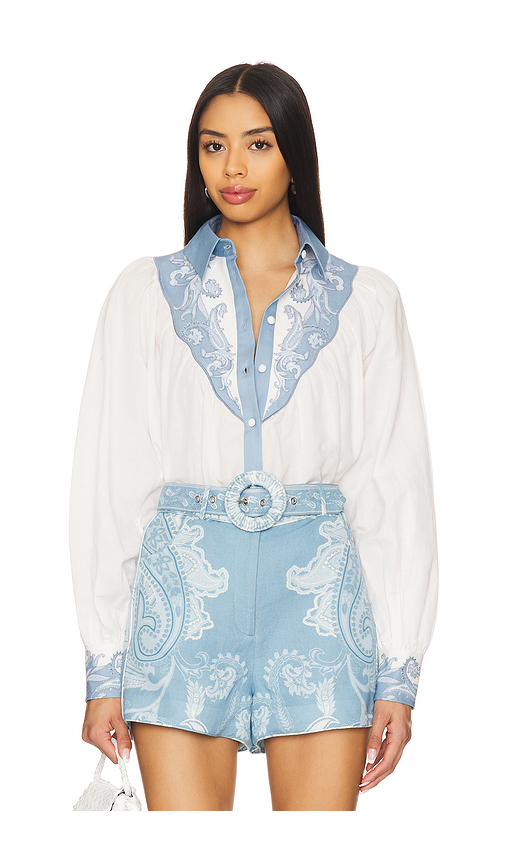 Yoke Shirt en . Taille L. Also en M, XL - HEMANT AND NANDITA - Modalova