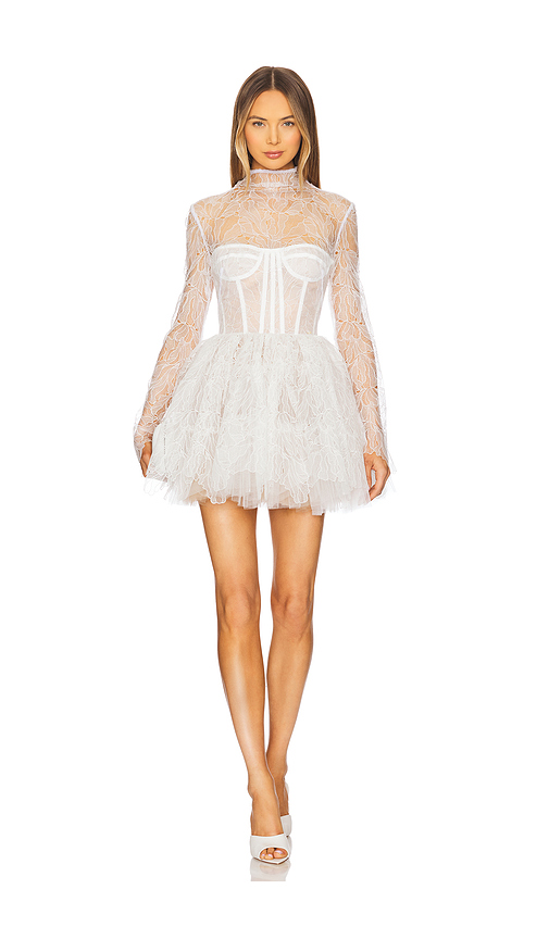 Bronx and Banco Maraya Arabella Lace Mini Dress in White. Size M. Also in XS.