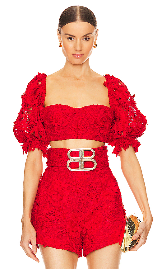 Bronx and Banco Sicilia Bralette in Red. Size M. Also in XS, S.