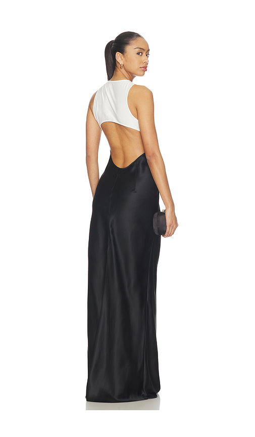 Bevza Seashell Bra Dress in Black. Size S. Also in XS, M, L.