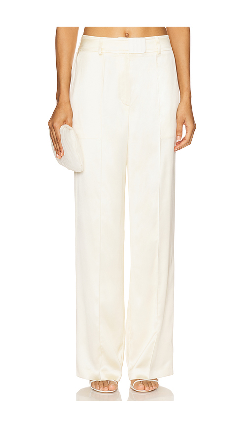 Bevza Bra Closure Trousers in Cream. Size M. Also in L.