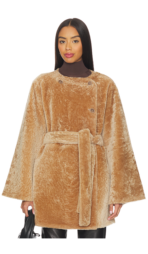 By Malene Birger Sannie Coat in Brown. Size 34. Also in 38.