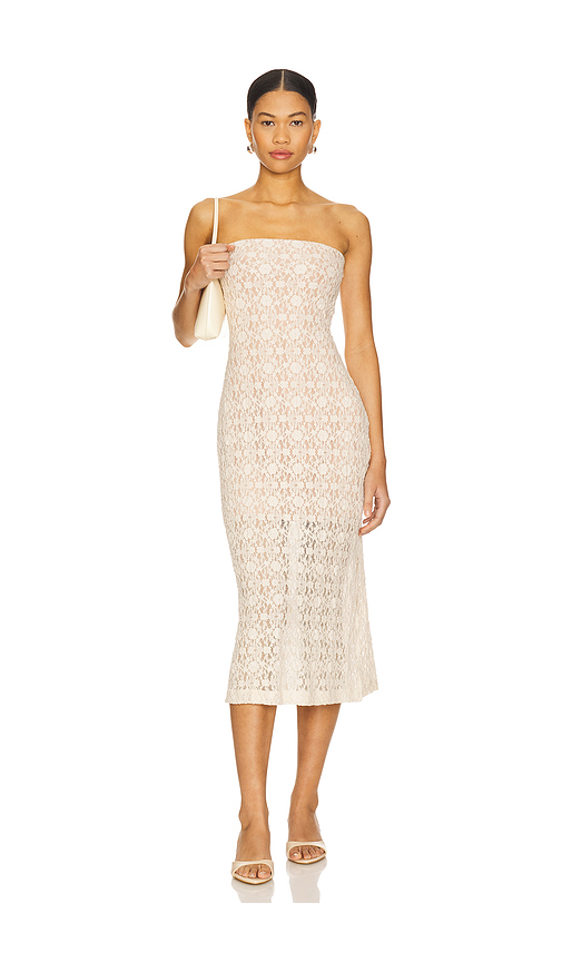CAMI NYC Castela Dress in Neutral. Size L. Also in S, XL, XS.