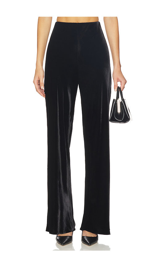 CAMI NYC Bristol Velvet Pant in Black. Size S. Also in L, M, XS, XXS.