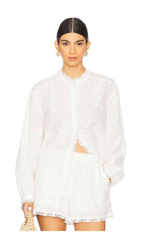 CAMI NYC Palmyra Blouse in Ivory. Size XL. Also in L, M.