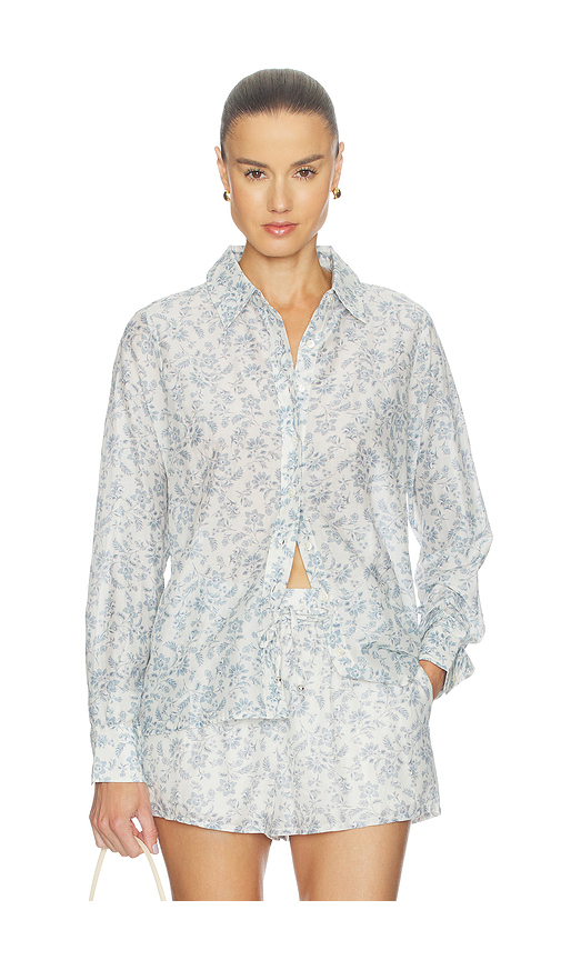 CAMI NYC Rafella Top in Blue,White. Size XS. Also in S, M, L, XL.