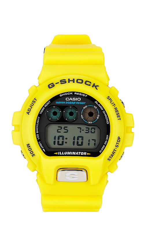 G-Shock DW6900 Anniversary Series Watch in Yellow.