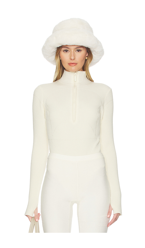 CORDOVA Butte Bodysuit in Cream. Size XS. Also in S, M, L.