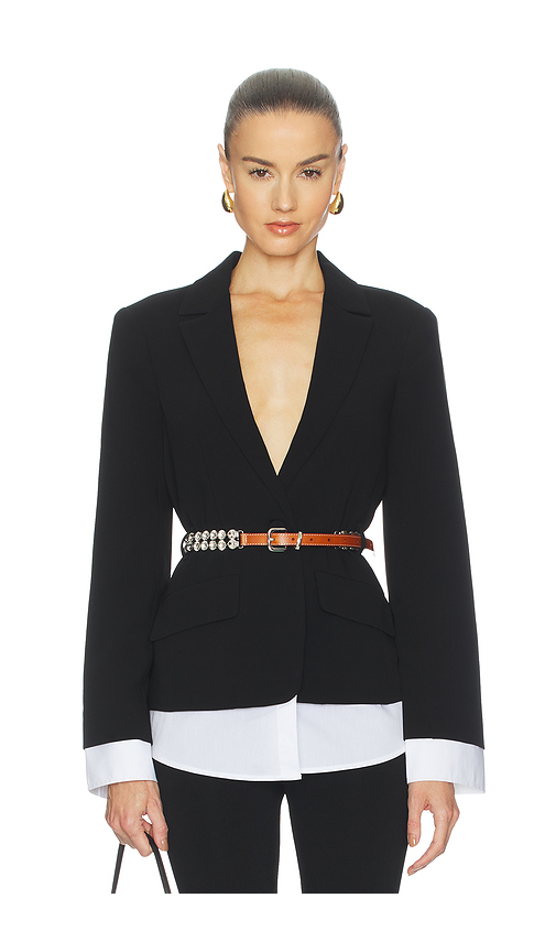 Cinq a Sept Vittoria Jacket in Black. Size 4. Also in 0, 10, 2, 6.