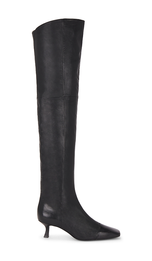 Cult Gaia Silas Over The Knee Boot in Black. Size 37.5. Also in 37, 39.5.