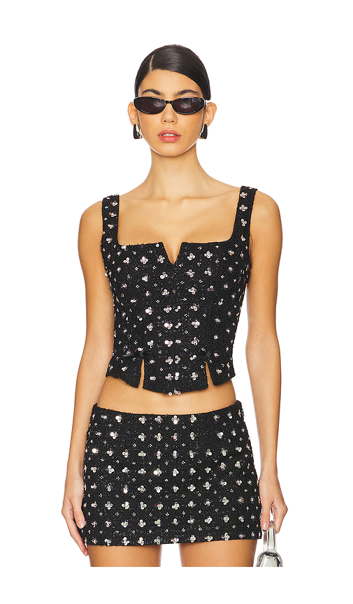 GUIZIO Arlo Corset in Black. Size L. Also in M, S, XL, XS, XXS.
