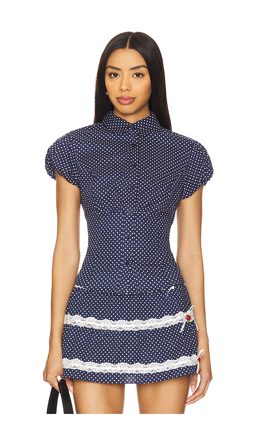 TOP BLOUSE LIANA en . Taille L. Also en M, S, XS, XXS - GUIZIO - Modalova