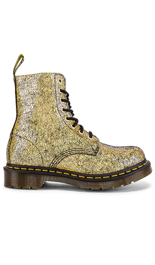 dr martens pascal glitter gold