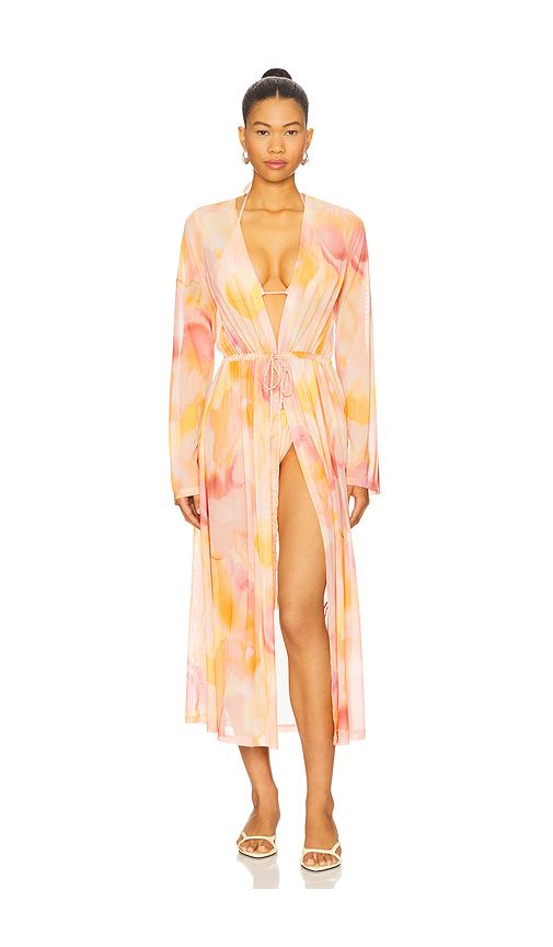 DEVON WINDSOR Oakley Robe in Pink. Size XS. Also in L, S.