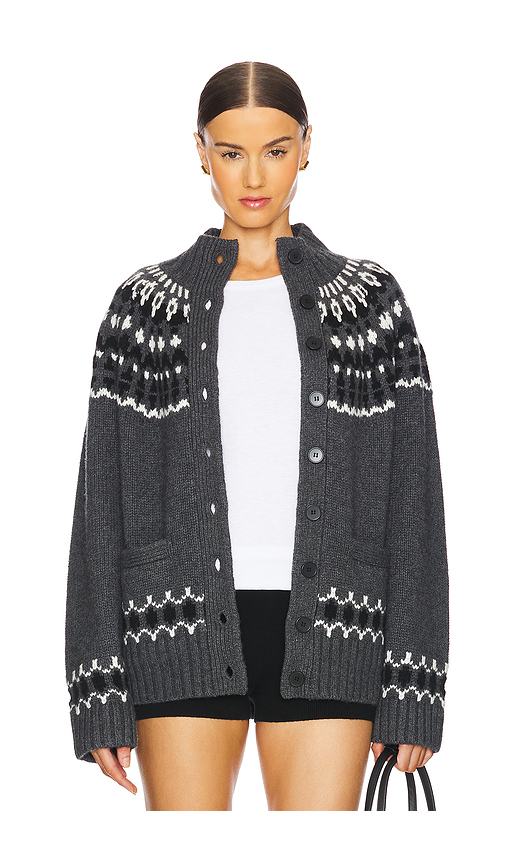 Jen Fair Isle Cardigan in . Size L. Also in M, S, XS - EAVES - Modalova