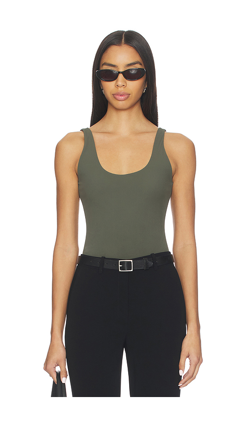 EAVES Nera Bodysuit in Army. Size XXS. Also in L, M, S, XL, XS.